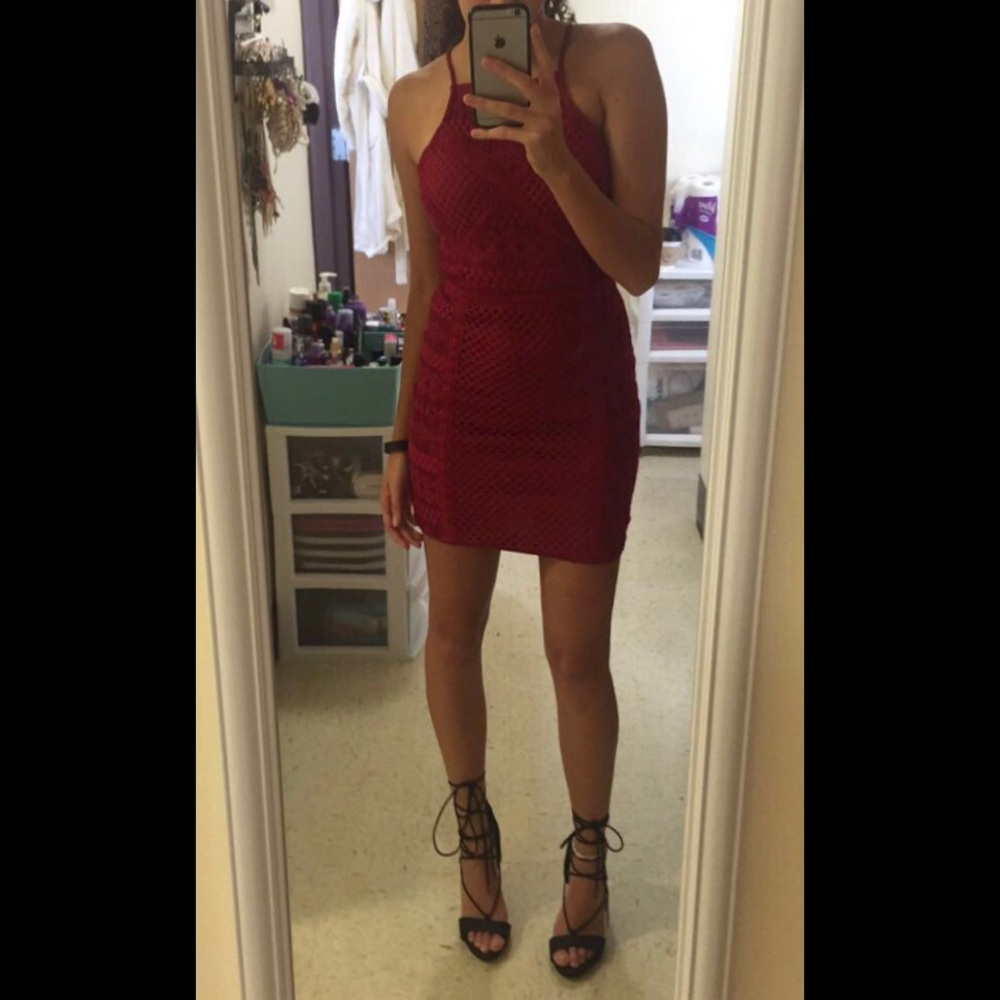 Red dress